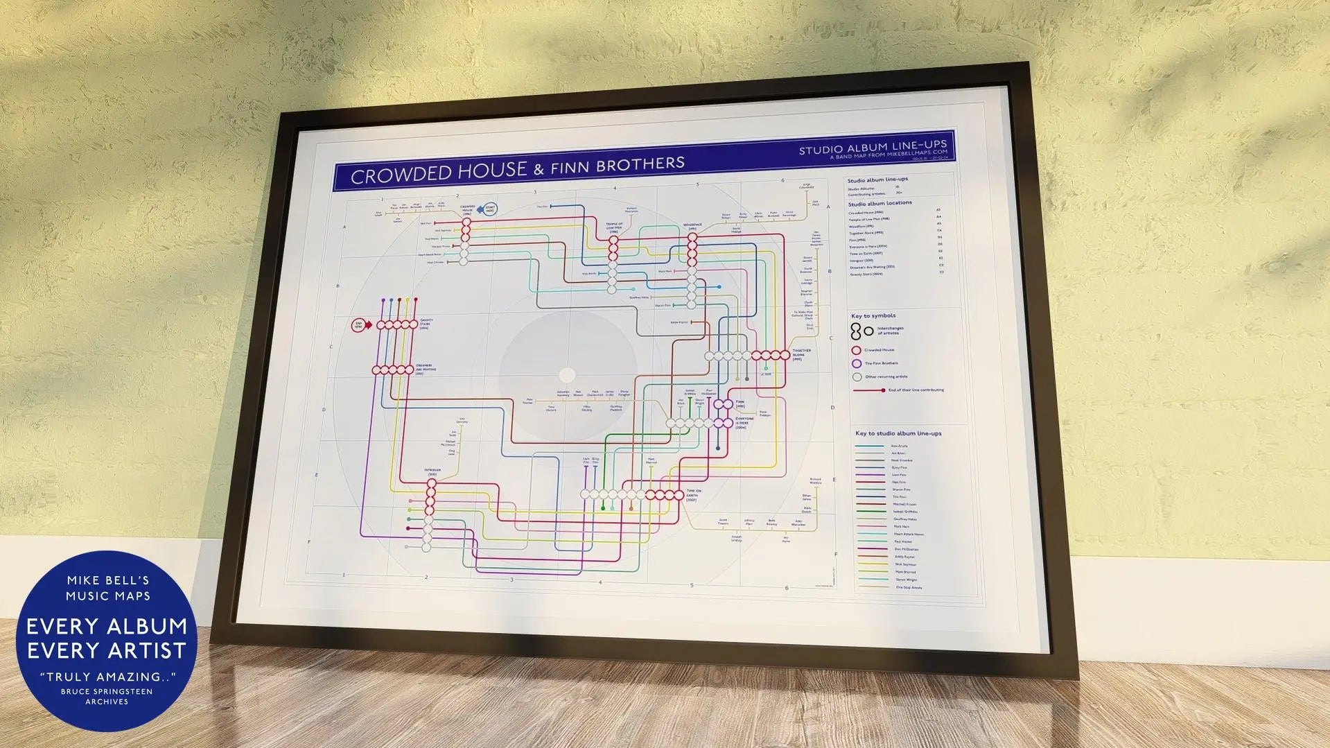 Studio Albums Music map Crowded House