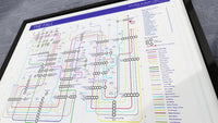 What is a music map? The visual guide to discography art prints