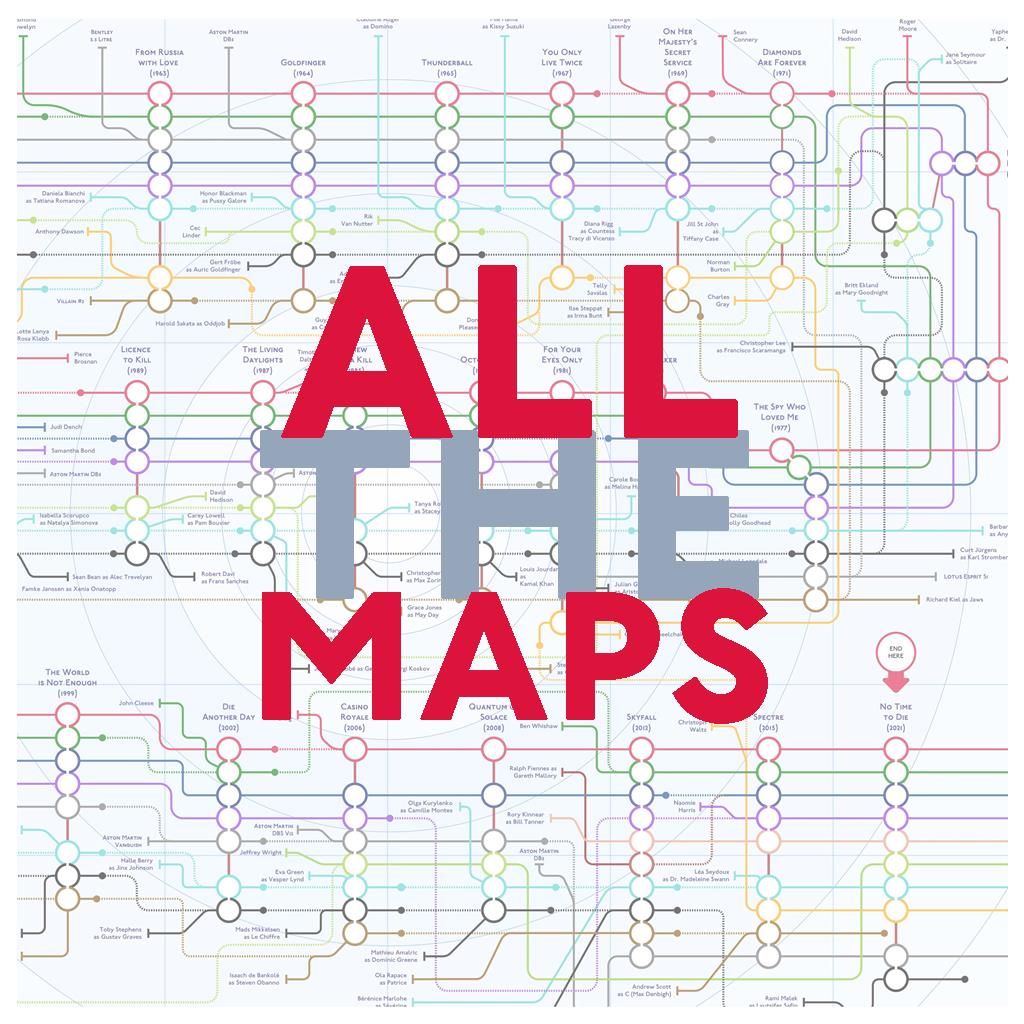 Mike Bell Tube Maps - Music Maps - Plot Maps