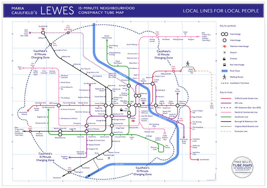 Premiers ministres britanniques 120 ans de liens scolaires - comme cartes de métro / métro - MikeBellMaps.com