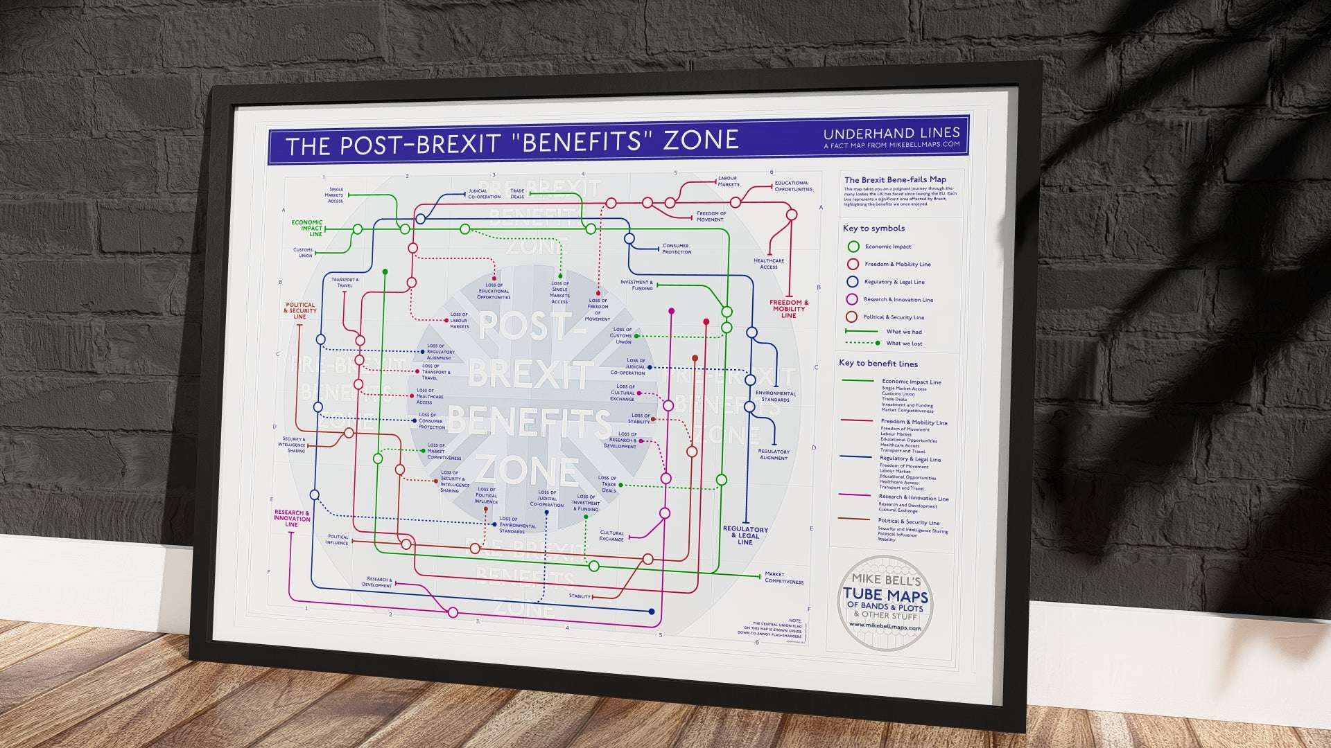 Political Lies Map - Brexit