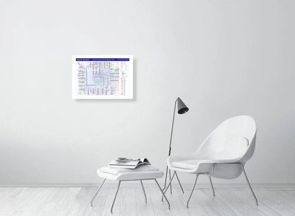 David Bowie Studio albums discography TUBE map mike bell tube maps underground band maps 03