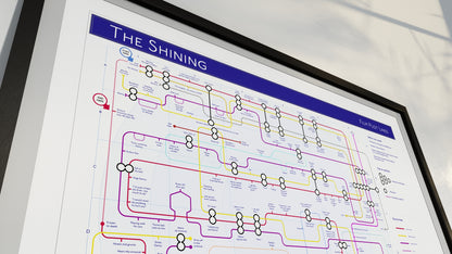 The Shining Film Plot Lines Tube Map 3