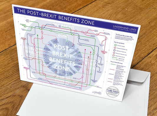 Brexit Benefits Tube Map Political Lies