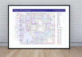 Mike Bell's Tube / Underground band map of Paul McCartney's studio recording history 06