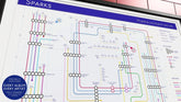 Sparks Art Prints: Unique Music Maps of concert and gig locations, a perfect gift for fans of the band or music memorabilia collectors.