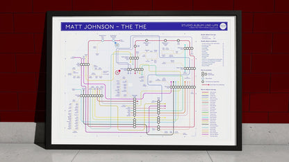 MATT JOHNSON / THE THE - Studio Album Music Map