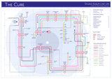 mike bell map tube underground map of The Cure band