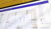 Tube map of The Charlatans art print: Mike Bell&