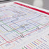 Close-up of the Blade Runner movie plot lines map showing the Tyrell Corporation interview station where Rachael&