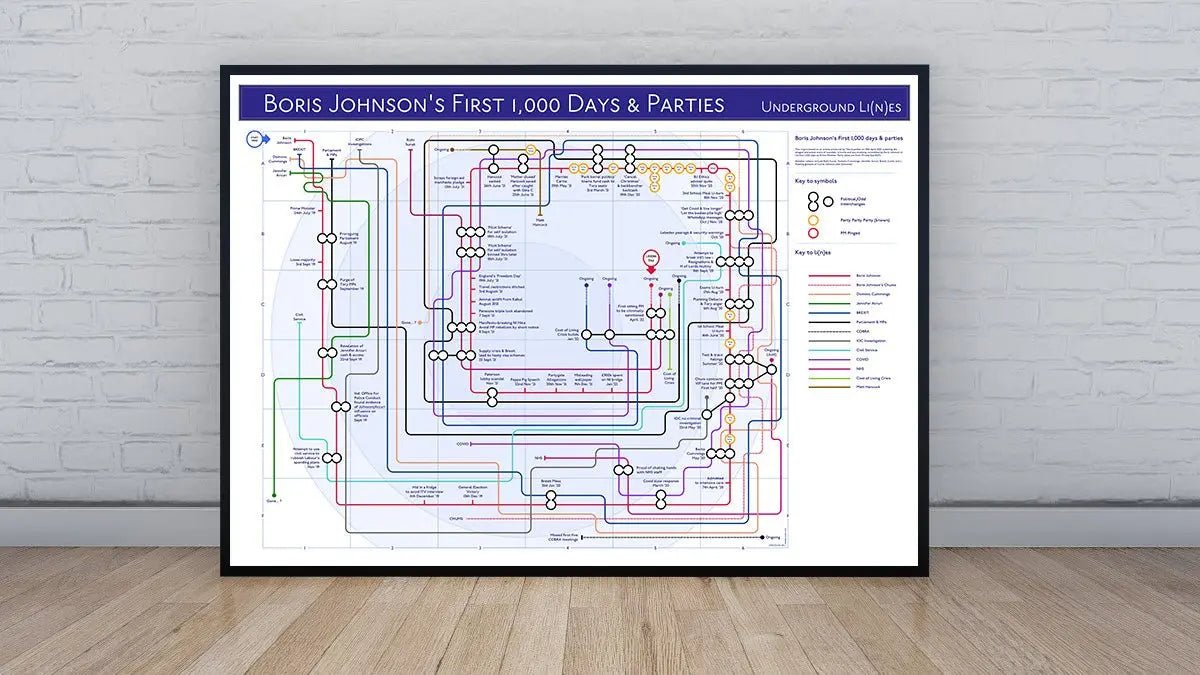 BORIS JOHNSON'S FIRST 1,000 DAYS & PARTIES - Politics - MikeBellMaps