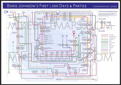 BORIS JOHNSON'S FIRST 1,000 DAYS & PARTIES - Politics - MikeBellMaps