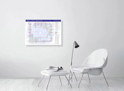 MANIC STREET PREACHERS - Discography Band Map - Studio Album Maps - MikeBellMaps