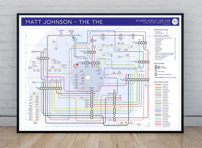 MATT JOHNSON / THE THE - Discography Band Map