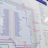 Muse Art Prints unique music map wall art, a perfect gift for fans of music, records, and gigs.