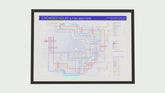 Crowded House albums and musicians tube map by Mike bell