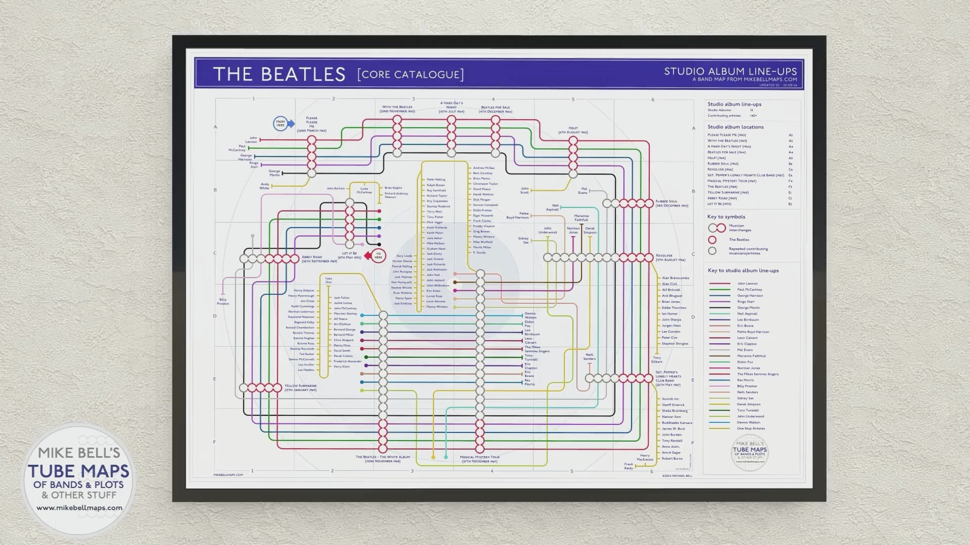 video of tube-inspired map