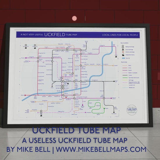 Uckfield tube map animation by mike Bell