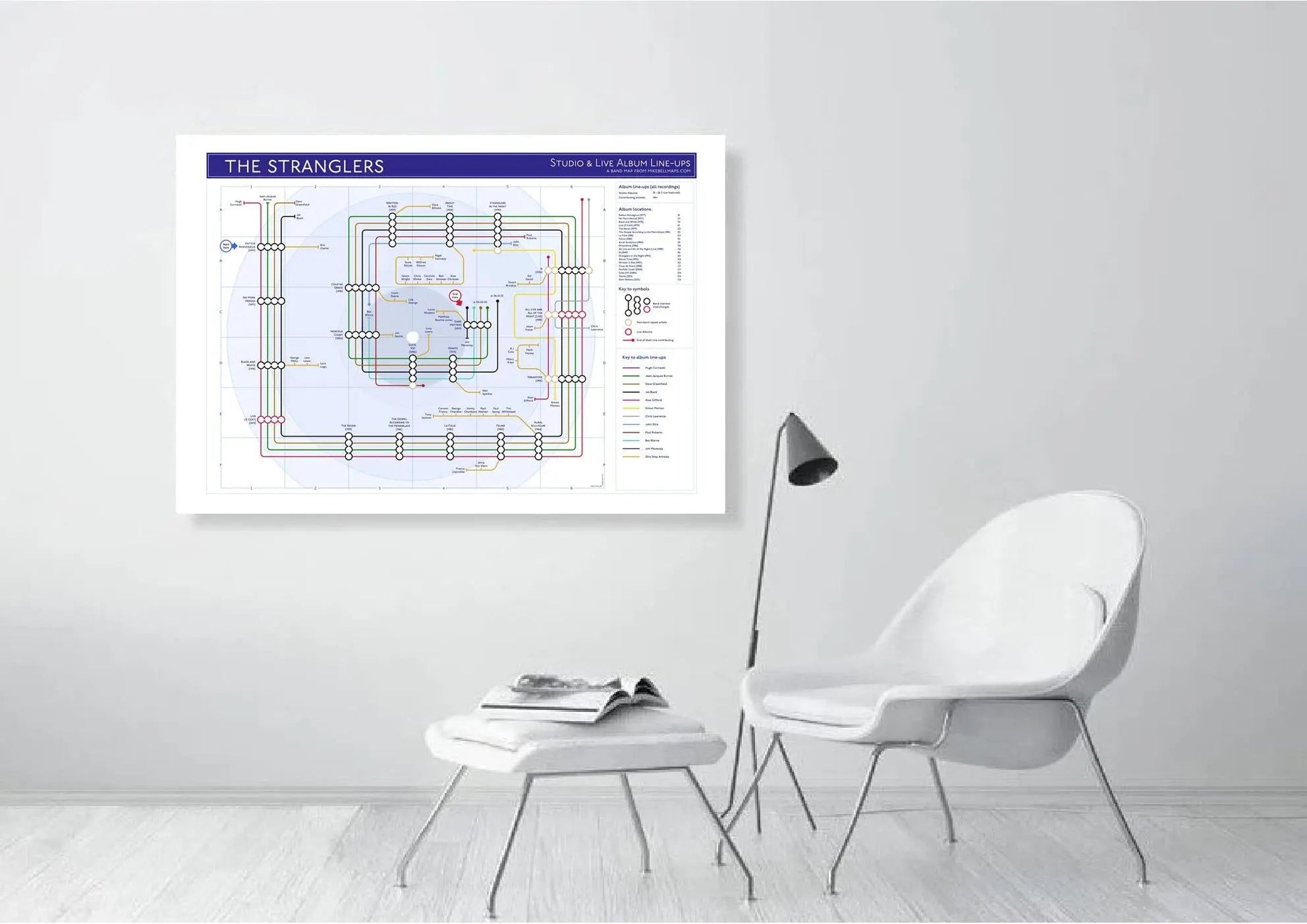 STRANGLERS, THE - Discography Band Map