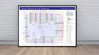Bob Marley & the Wailers - Albums - as Tube Maps - MikeBellMaps.com | MikeBellMaps