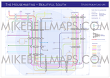 The Beautiful South / Housemartins - Albums - as Tube Maps - MikeBellMaps.com | MikeBellMaps