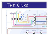 The Kinks - Albums - as Tube Maps - MikeBellMaps.com | MikeBellMaps